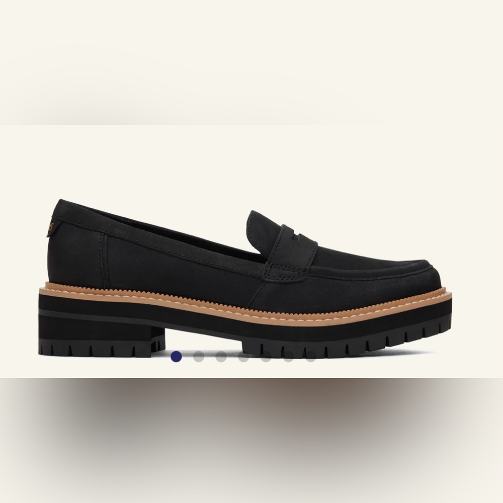 Toms Cara Black Loafers for Women NWOT - Picture 3 of 11
